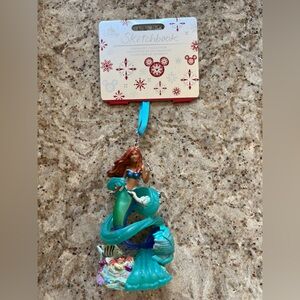 Disney- Ariel Live Action Little Mermaid Sketchbook Christmas Ornament (NWT)